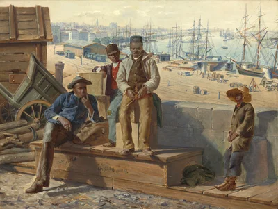 Negro Boys on the Quayside