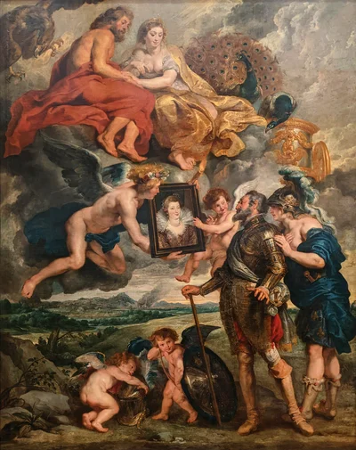 Die Übergabe des Bildnisses von Maria de' Medici an Heinrich IV.