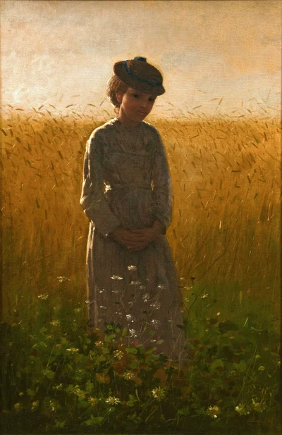 En el campo de trigo
