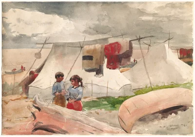 Indian Camp, Roberval, P.Q.