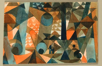 Translucencies, Orange-Blue