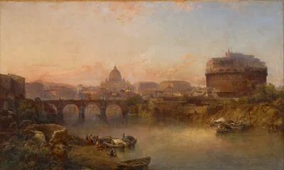Sunset on the Tiber, Rome