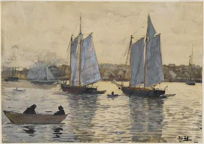 Two Schooners, Gloucester
