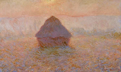 Grainstack, Sun in the Mist