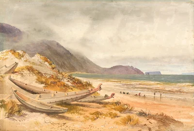 Perto de Paekakariki, Estreito de Cook