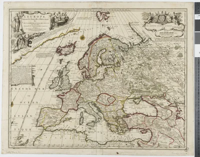 L'Europe: suivant les nouvelles observations de Mrs. de l'Academie royale des sciences