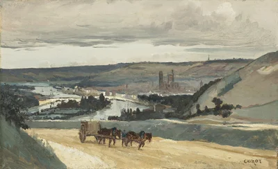 Panoramic View of Rouen