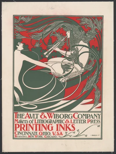 Ault & Wiborg Company, makers of lithographic & letter press printing inks