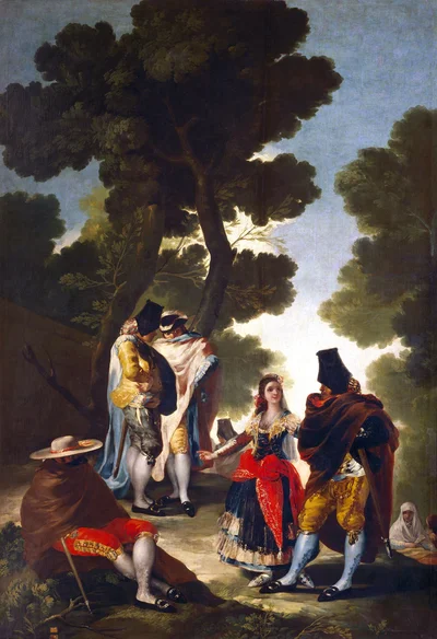 The Pretty Woman and the Masked Men