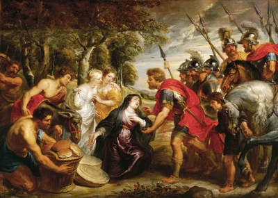 Die Begegnung von David und Abigail