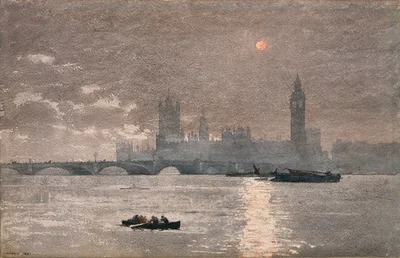 Westminster au coucher du soleil