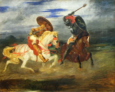 Confrontation of Knights in the Countryside