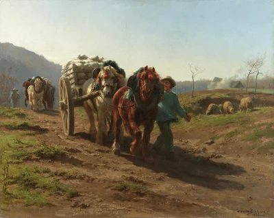 Rosa Bonheur - Retour de champs (1854)
