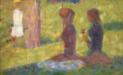 Study of Figures for A Sunday Afternoon on the Island of La Grande Jatte
