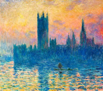 The Houses of Parliament, Sunset