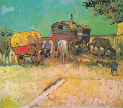 The Caravans: Encampment of Gypsies
