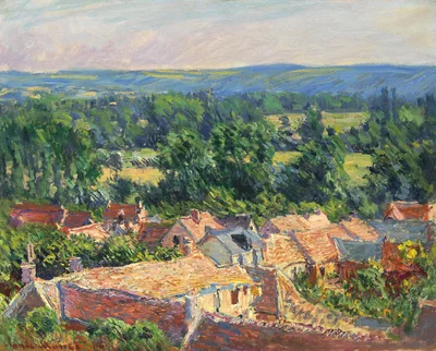 View of the village Giverny