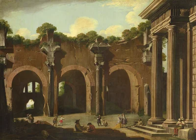 The Basilica of Constantine with a Doric Colonnade