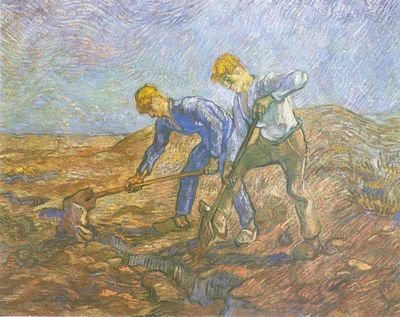 Two Peasants Digging