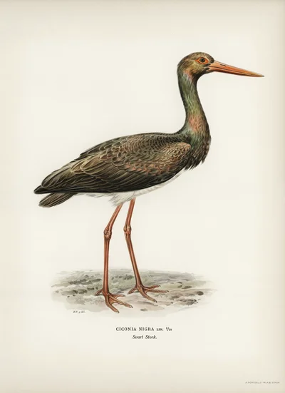 Black Stork (Ciconia Nigra)