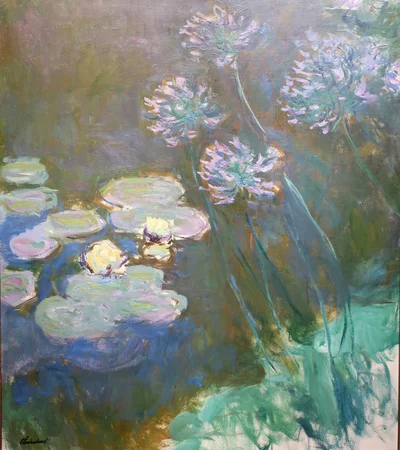 Water Lilies and Agapanthus by Claude Monet, Musée Marmottan Monet