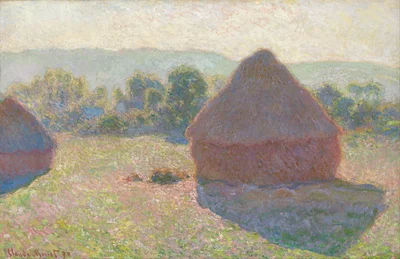 Haystacks, midday