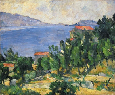 View of Mt. Marseilleveyre and the Isle of Maire (L'Estaque)
