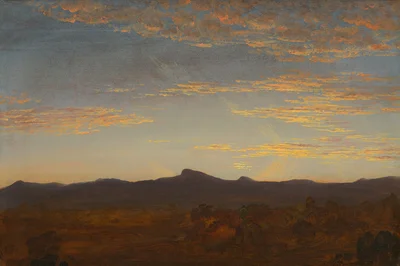 Étude pour "Catskill Creek"