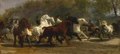 Le Marché aux chevaux de Paris