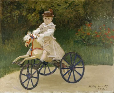Jean Monet (1867–1913) on His Hobby Horse