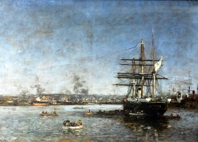 Corvette russe dans le port du Havre
