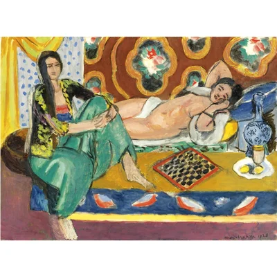 Odalisques Playing Checkers