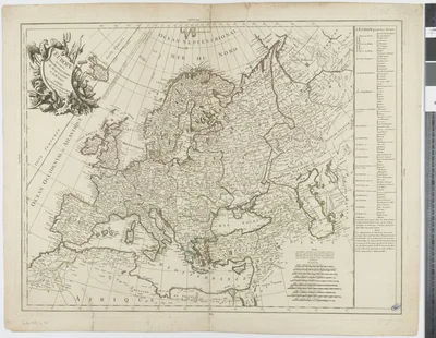 Europe According to the New Observations of Mr. de Cassini and Mr. Hass