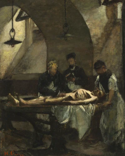 Study for Autopsy at the Hôtel-Dieu