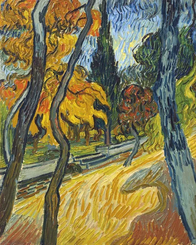 Trees in the Garden of Saint-Paul Hospital