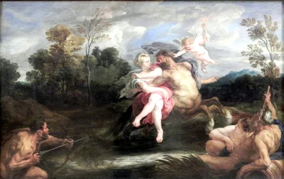 Die Entführung der Deianira durch den Kentauren Nessus