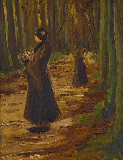 Two Women in the Woods