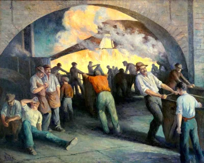 Foundry In Charleroi, La Coulée