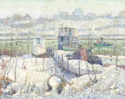 Boathouse, Winter, Harlem River