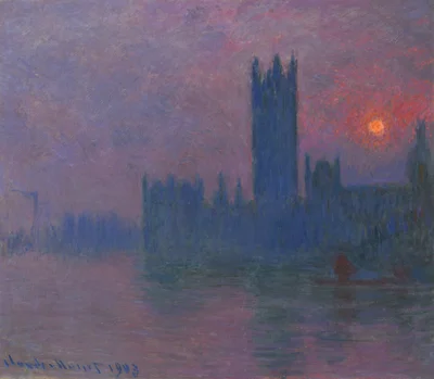 The Houses of Parliament, Sunset