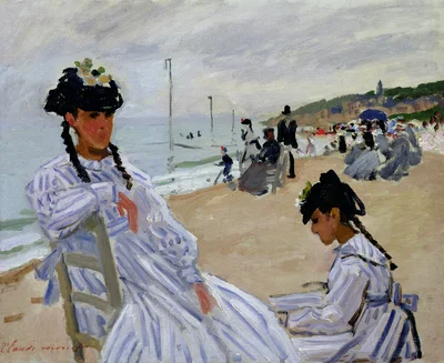 Monet paris marmottan strand trouville