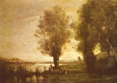 Evening: Landscape with Figures