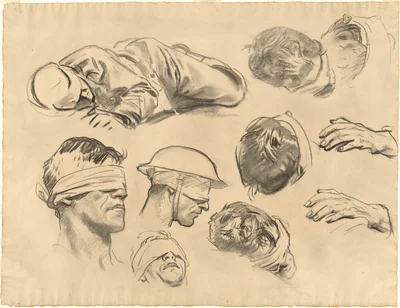 Studies for "Gassed"