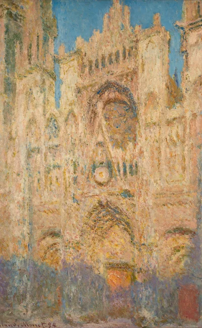 Cathédrale de Rouen, fin de journée