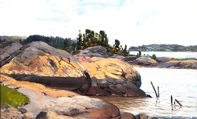 A Rocky Shore in the Archipelago
