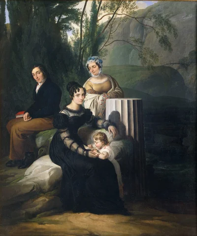 Family Portrait of the Stampadi Soncino