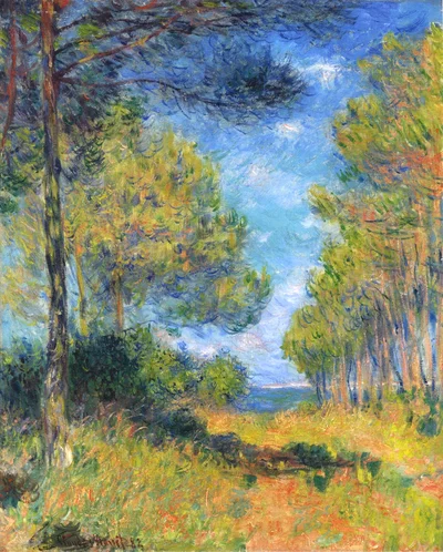 Claude Monet - Allée de sapins à Varengeville