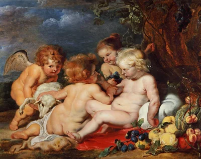 Christ with the Young Saint John the Baptist and Angels