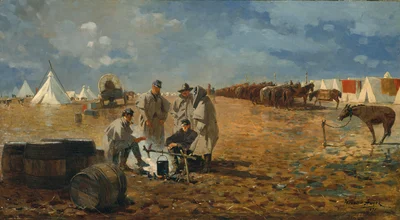 Rainy Day in Camp