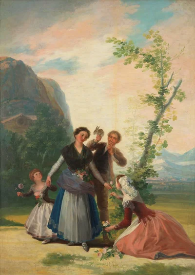 The Flower Girls or Spring
